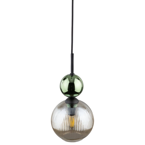 SOPHIA GREEN COGNAC LAMPA WISZĄCA 1XE14
