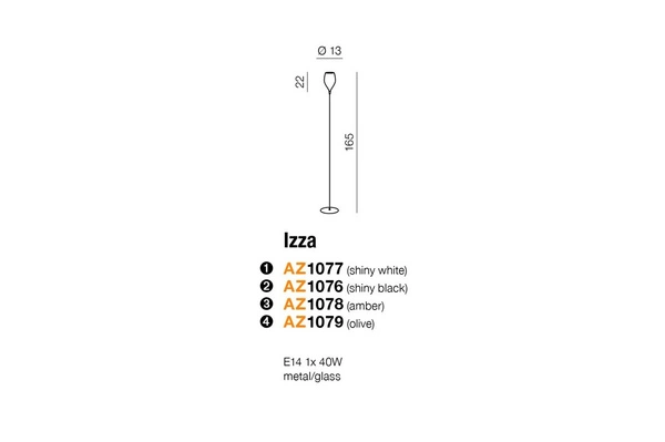 Azzardo IZZA BLACK 1076