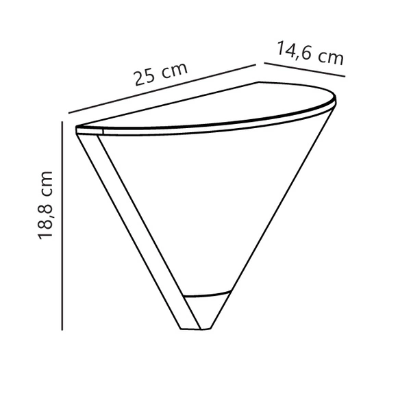 Kinkiet NOORSTAD E27 25W Plastik | Czarny