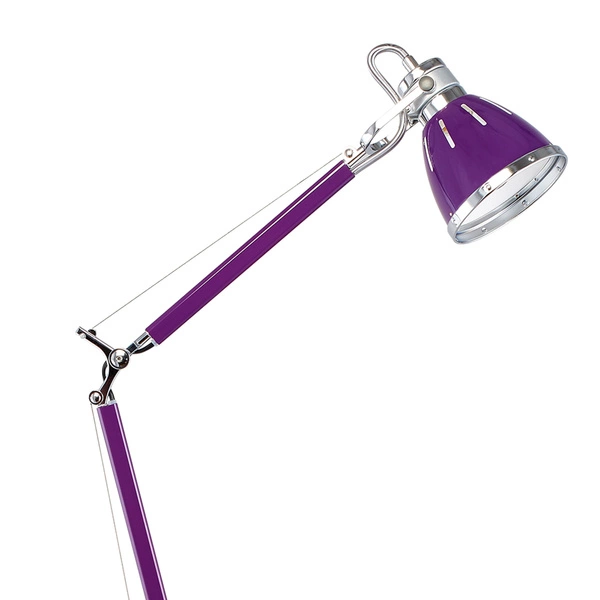 Lampa stojąca, wysoka, podłogowa, biurowa fiolet JERONA 180cm 7051114
