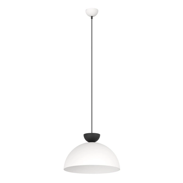 Lampa wisząca Emibig LUNARO 1L BL Biały/Czarny 1475/1L