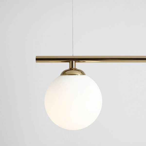 Aldex Lampa wisząca BERYL 3, 1006E_30, złoty/biały, 3x40W E14