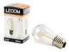 Żarówka LEDOM FILAMENT E27 ST45 220-240V 1W 50lm 2700K biała ciepła