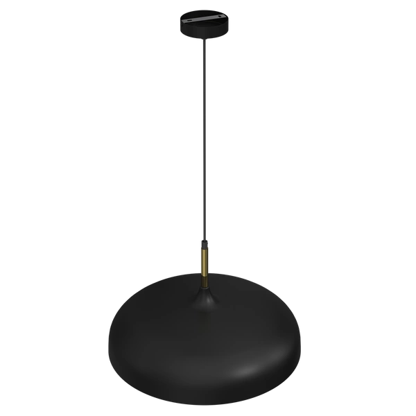Lampa wisząca LINCOLN, MLP7898, 45 cm, czarny/złoty, 1x60W E27