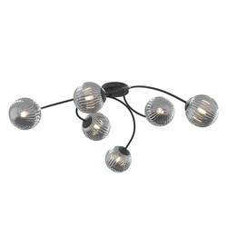 Lampa sufitowa Emibig VIBRA 6 BL GRAFIT 1399/6