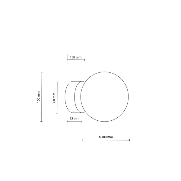MINI BLACK LAMPA SUFITOWA 1 PŁ 5613