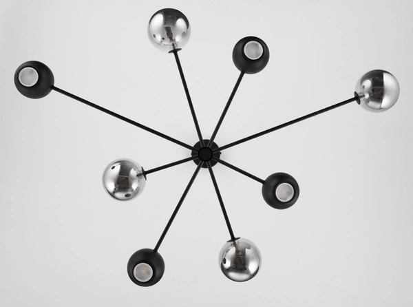 Nowoczesny Żyrandol MOKA wys. 47-69cm 4xG9 4xGU10
14W IP20 | Czarny