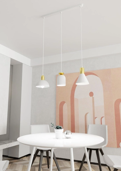 Lampa wisząca Emibig FOX 3 WH 1403/3