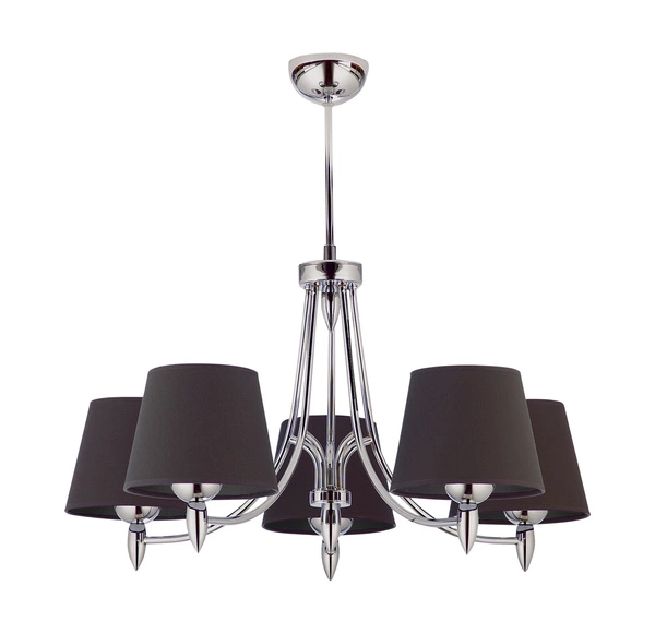 Klasyczny Żyrandol GALAXY wys. 60cm 5xE27 15W IP20 | Chrom