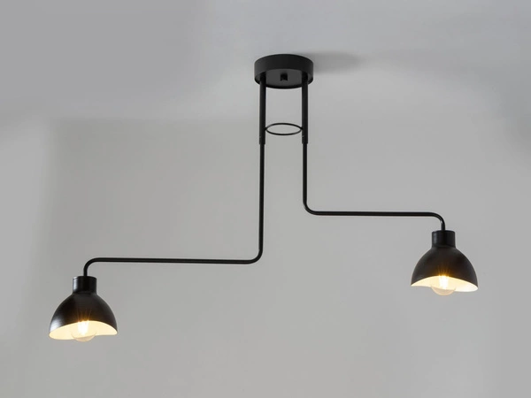 Lampa Sigma HOLI 2 plafon czarny biały 32447