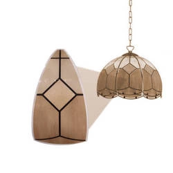 Szybka do lampy witraż średnia 89393