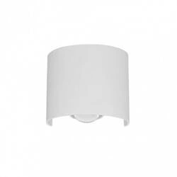 Kinkiet zewnętrzny Ortelo dł. 8cm 2W 2xLED ciepła biel 3000K | biały