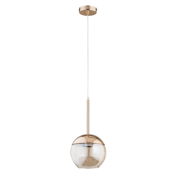 Lampa wisząca ALFA VOLDA ZŁOTA 1xE27 20cm | 60824