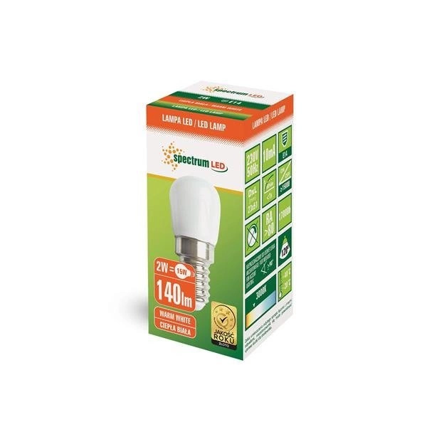 LED TABLICOWE 230V 2W E-14 WW SPECTRUM