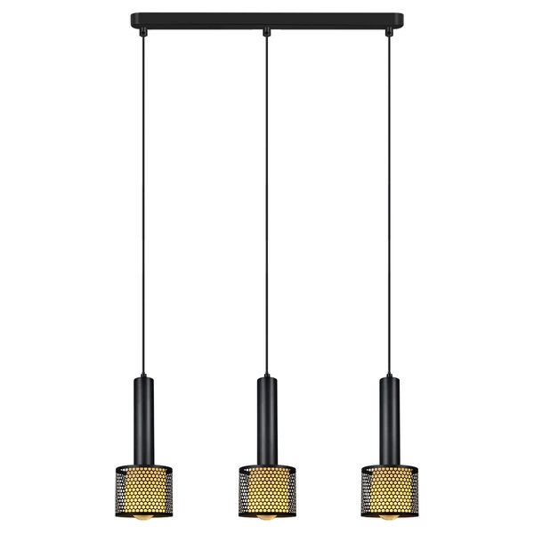 Lampa wisząca Amo czarna 3xE27