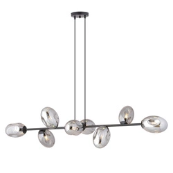 Lampa sufitowa Emibig PANDORA 8 BL GRAFIT 1263/8