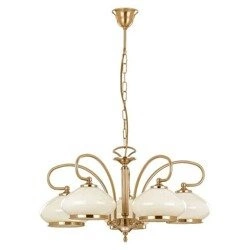 Żyrandol ALFA ASTORIA ZŁOTA 5xE27 60cm | 5321