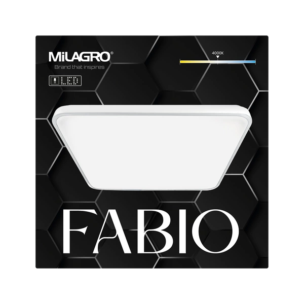 Plafon FABIO WHITE, ML7936, 35W LED, barwa neutralna 4000K