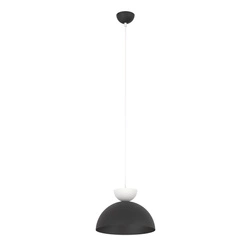 Lampa wisząca Emibig LUNARO 1S BL Czarny/Biały 1472/1S