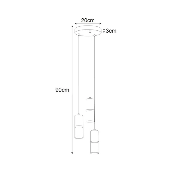 Lampa wisząca K-5247 z serii VESTA