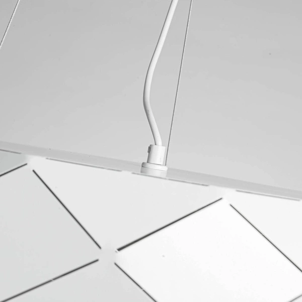 Lampa wisząca REUS biała 47cm