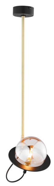 Nowoczesna Lampa wisząca PLANET wys. 65cm 1xG9 14W IP20 | Złoty
