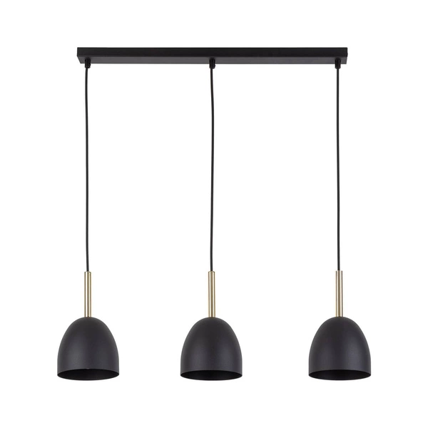 NORD BLACK LAMPA WISZĄCA 3 PŁ 4871