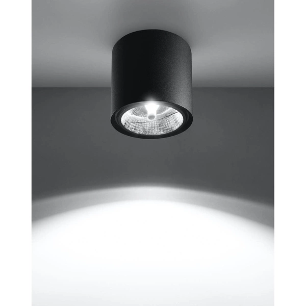 Lampa sufitowa TIUBE, SL.0697, czarna, 1x40W GU10/ES111
