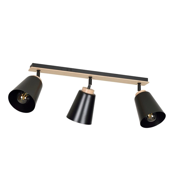 Lampa sufitowa Emibig ATLAS 3 Czarny 725/3