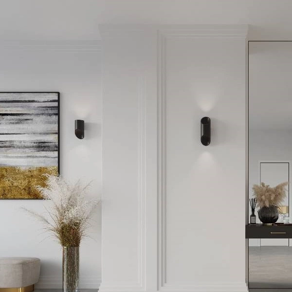 Kinkiet Sollux PENNE 20 aluminium czarny 12W LED, SL.0113