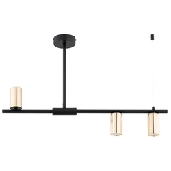 Lampa sufitowa ALFA URANOS CZARNA 5xGU10 74cm | 62537