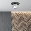 Lampa sufitowa Emibig PLAZA 1 Czarny/GRAFIT 1119/1