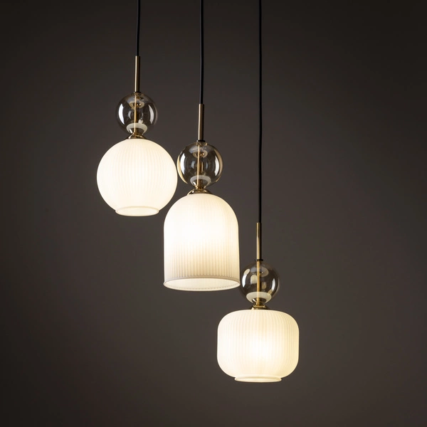 SOPHIA COGNACWHITE LAMPA WISZACA 3XE14