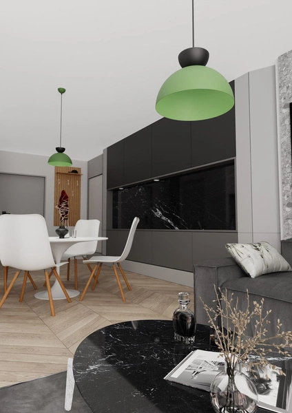 Lampa wisząca Emibig LUNARO 1S BL GREEN 1473/1S