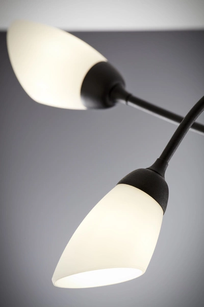 Klasyczny Żyrandol GLORIOSA wys. 50cm 10xG9 14W IP20 | czarny mat