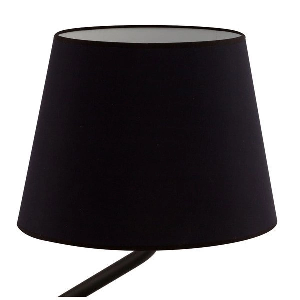 Stylowa lampka biurkowa stołowa nocna LIZBONA LAMPKA czarny 50225