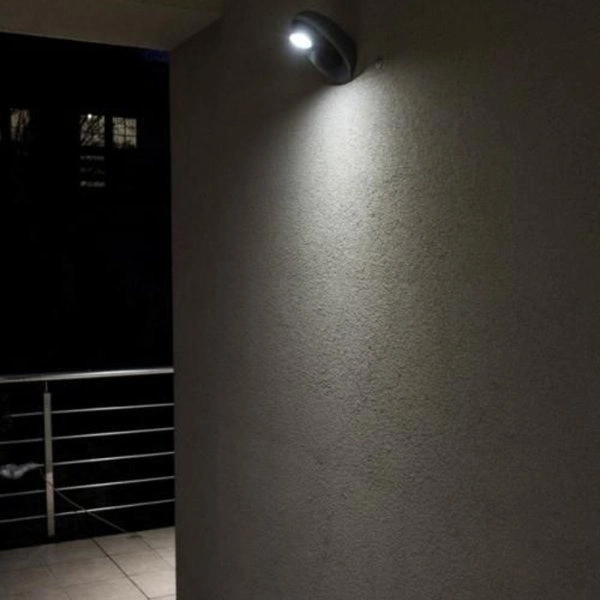 Kinkiet zewnętrzny nad wejście do budynku LED 9W Eggo 6160 | srebrny