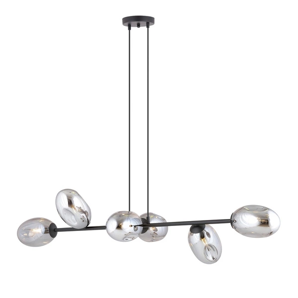 Lampa sufitowa Emibig PANDORA 6 BL GRAFIT 1263/6