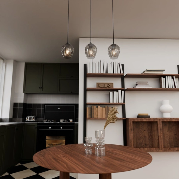 Lampa wisząca Emibig ISTAR 3 BL GRAFIT 680/3