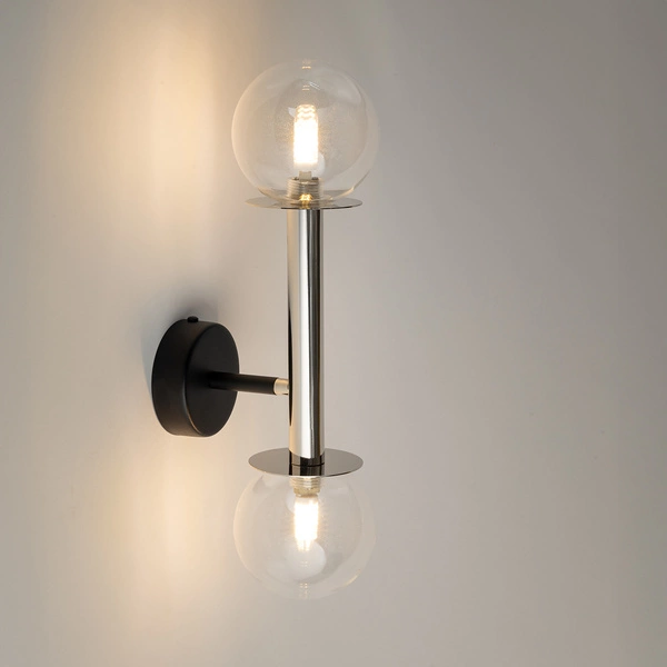 Lampa Sigma DAISY 2 kinkiet srebrny/transparentny 40756