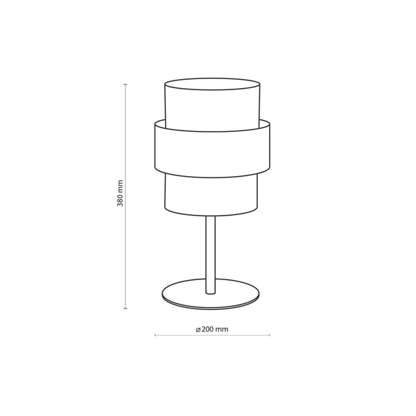 CALISTO NEW LAMPKA NOCNA 1 PŁ 4705