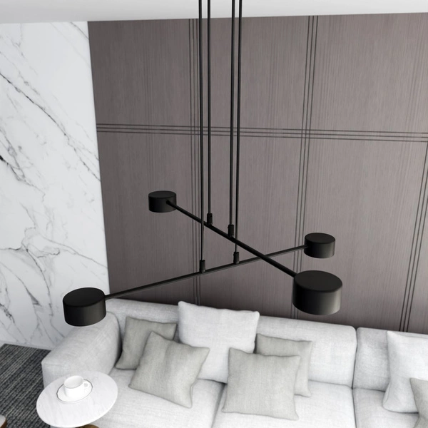 Lampa wisząca Emibig MODUS 4 Czarny 1339/4