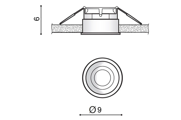 Azzardo TORRES GU10 WHITE 2682