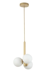 Lampa Sigma Perla 3 zwis złoty beż 33605