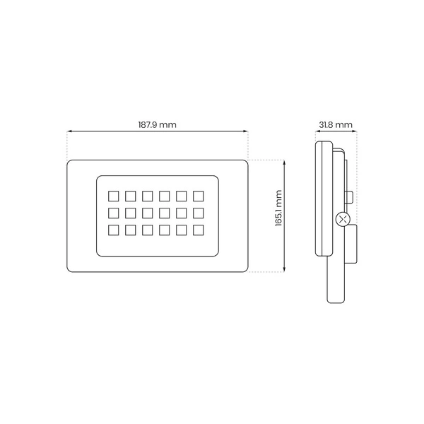 Naświetlacz LED 50W 4000K
