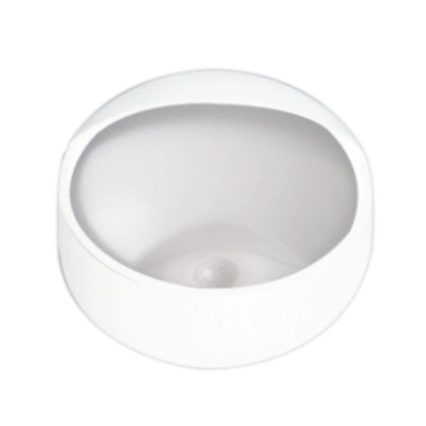 Lampa ścienna LED DITA ROUND 14W IP54 IK10 czujnik ruchu PIR | biały