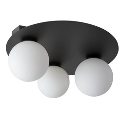 Nowoczesny plafon do biura i domu ARGON 2x G9 12W szer. 40cm | czarny