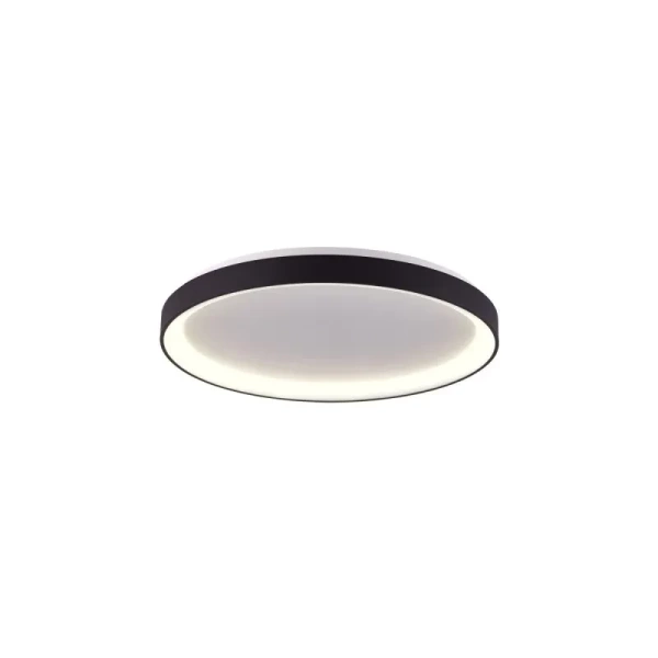 Plafon Italux Vico 48cm 38W LED barwa zmienna (CCT) | czarny