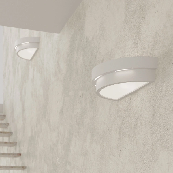 Kinkiet Ceramiczny HELIOS SL.0002 biały 1xE27