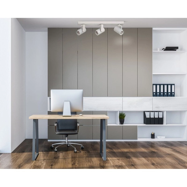 Lampa sufitowa reflektor SPIELA dł. 46cm 3xGU10 | biały